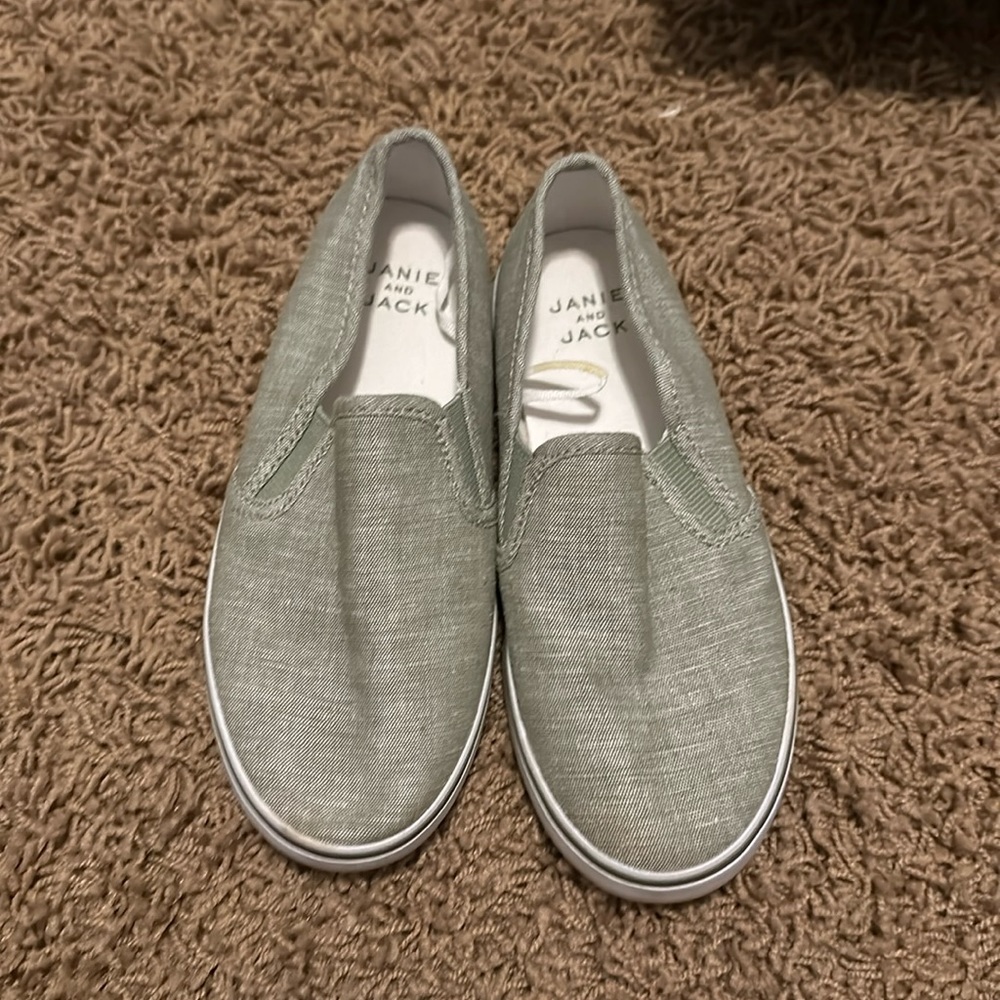 Janie and Jack boy slip on sneakers